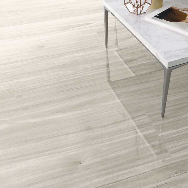 Spazio 8" x 48" Porcelain Fabric Look Wall & Floor Tile