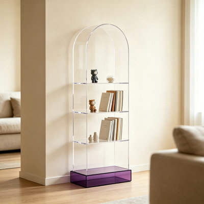 Acrylic Freestanding Display Bookcase