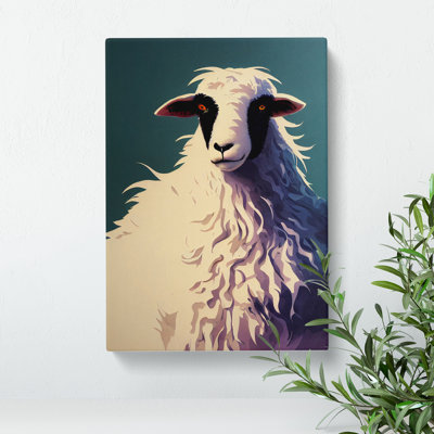 Sheep Art - Wrapped Canvas