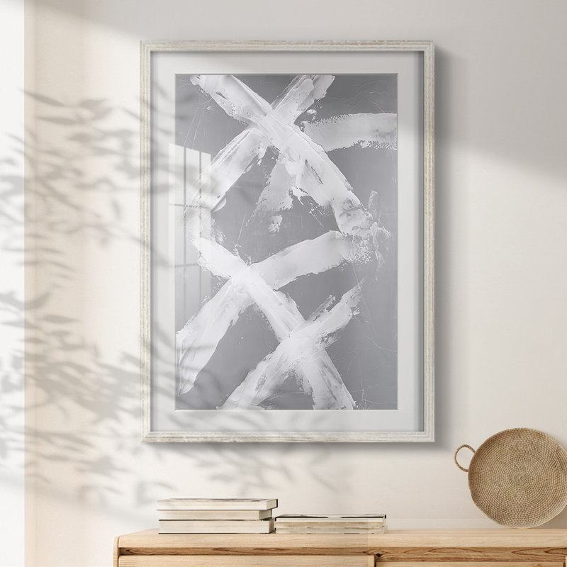 Perte de mémoire I - impression encadrée, Blanc, H 28,5 po x l 20,5 po