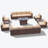 12 - Person Outdoor Seating Group With Cushions-541184553
