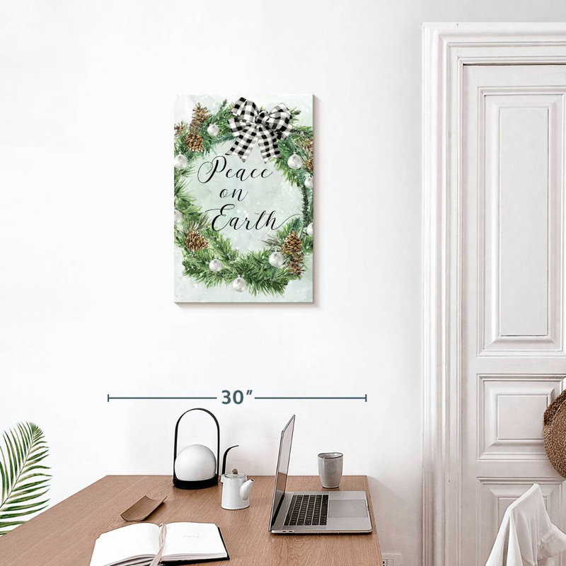 Couronne Tergel Peace On Earth, H 24 po x l 16 po