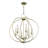 6 - Light Candle Style Globe Chandelier-907321521