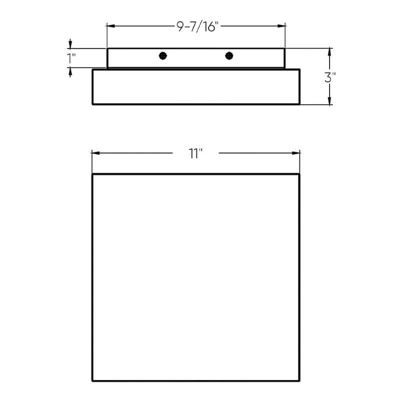 Glass LED Flush Mount
