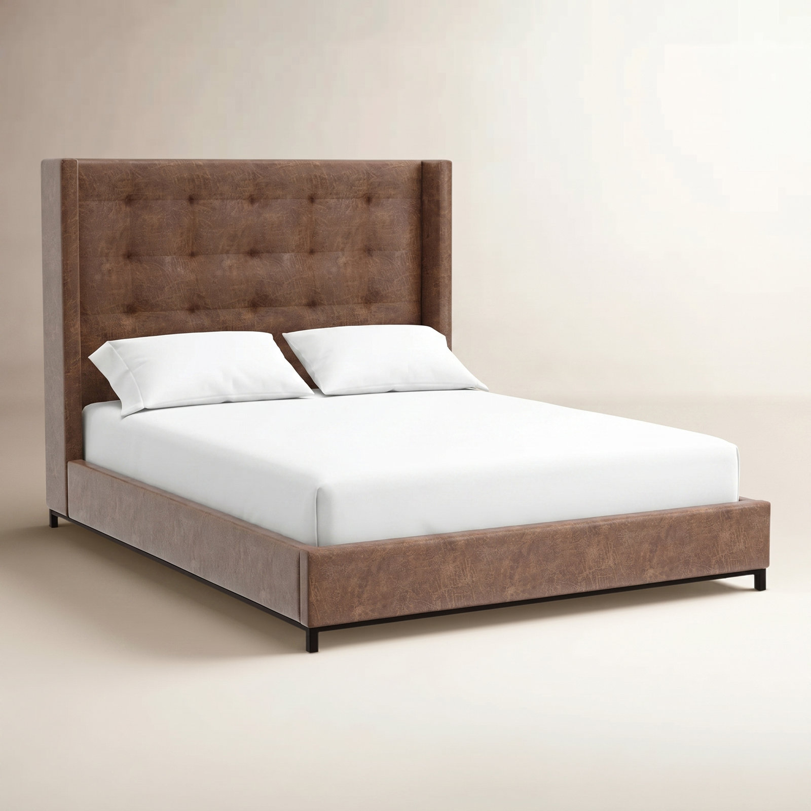 Dante Wingback Bed, Full / Double