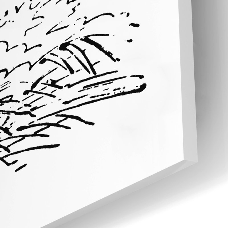  «Ewe» par Art Licensing Studio, art mural en verre acrylique, 24 po x 16 po, H 16 po x l 24 po