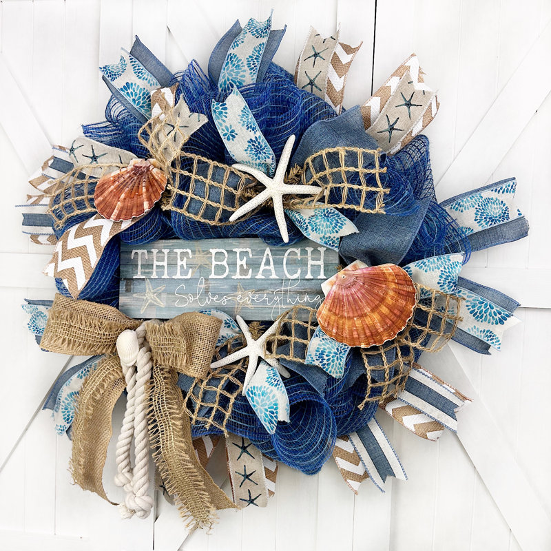 Faux Burlap 16'' Wreath