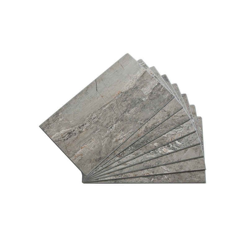 Carreaux de mur imperméables en vinyle emboîtables Palisade 25,6 po x 14,8 po, Marbre espagnol