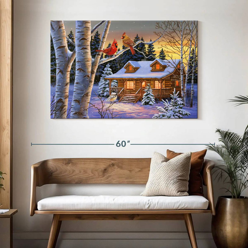Lilie Rustic Retreat, 32" H x 48" W