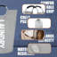 Fire Resistant Laundry Room Organiser with Wheels