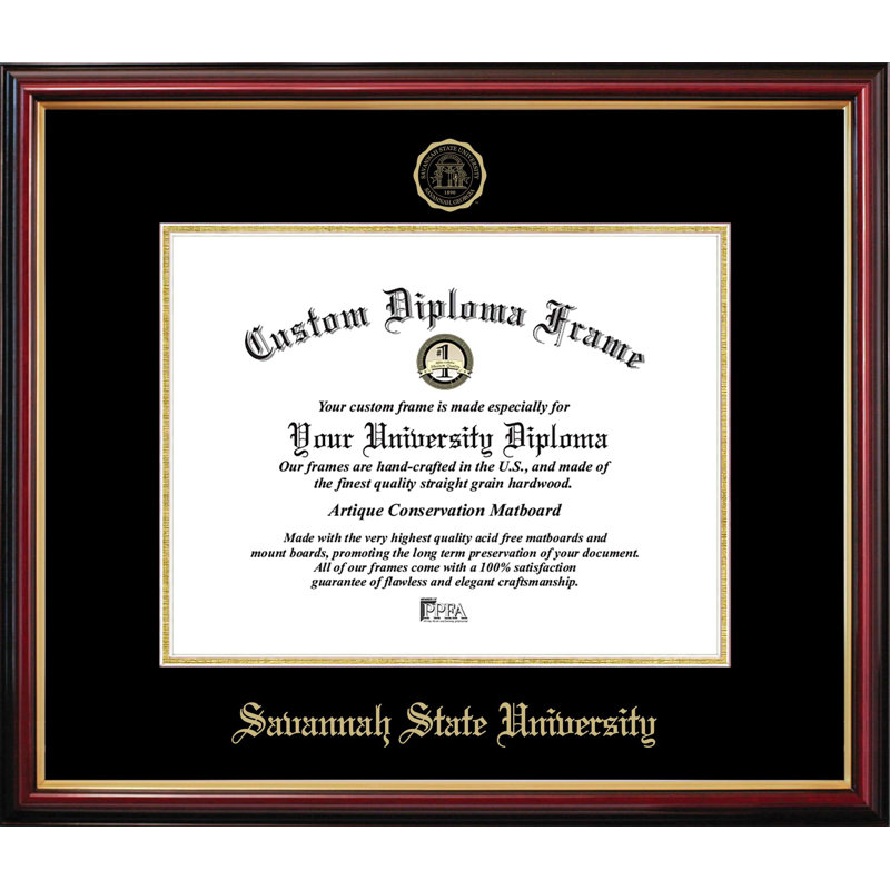 Savannah State University Petite Diploma Frame, 11" W x 8.5" H, NCAA Savannah State University
