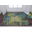 Tapis bleu/jaune/gris Asdsit-23745176