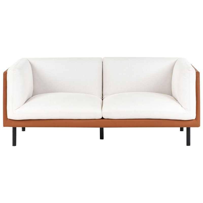 VORGOD Sofa, White/Orange