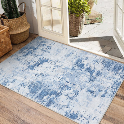 Rectangle Abstract Area Rug