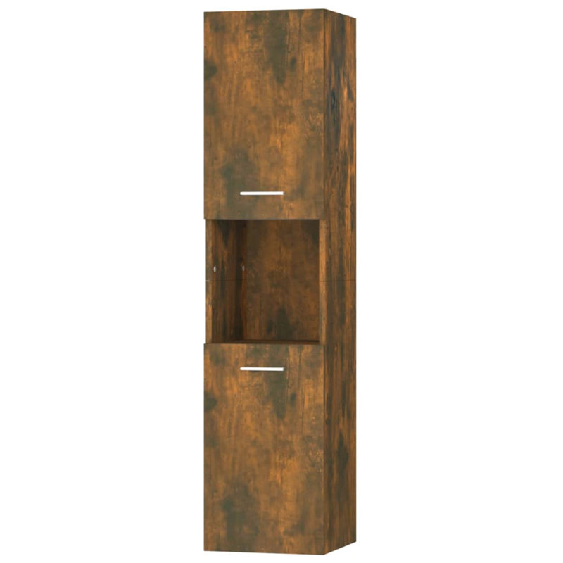 Saegertown Bathroom Cabinet, Dark Brown