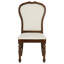 Ensemble de 2 chaises d'appoint de salle à manger traditionnelles