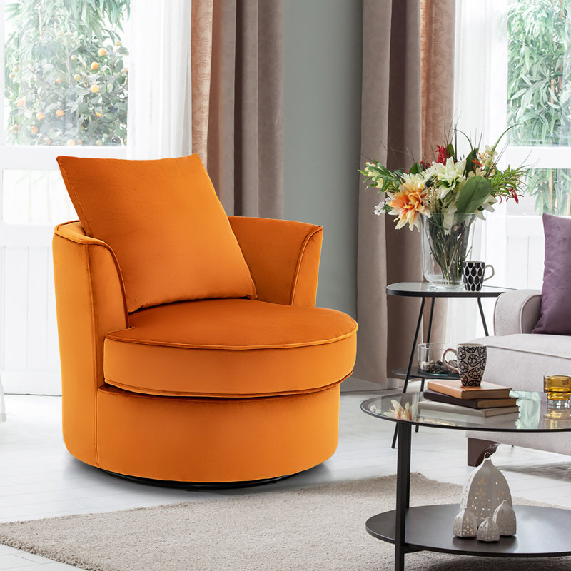 Fauteuil demi-tonneau pivotant Zyian