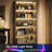 Grogg 70.87" H x 31.5" W Standard Bookcase with LED light Strips-662488384