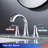 Widespread 2-handle Bathroom Faucet with Drain Assembly-82748849
