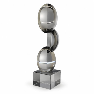 11.02'' H Modern Abstract Crystal Tabletop Sculpture Decor