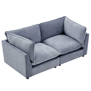 74.8” W Oversized 2 Seater Sectional Sofa Loveseat
