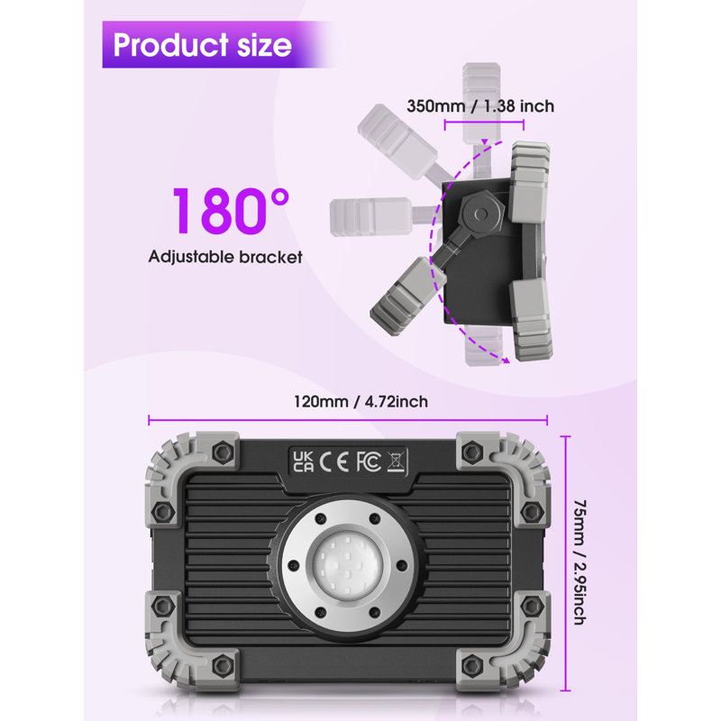 3.35 " Battery Powered Integrated LED