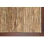 Tapis beige noué à la main de conception unique 2 pi 7 po x 4 pi 1 po