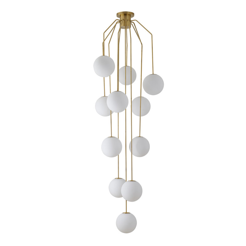 11 - Light Dimmable Tiered Chandelier