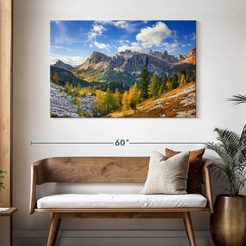 Chaîne de montagnes des Dolomites d'Alvord, H 32 po x l 48 po