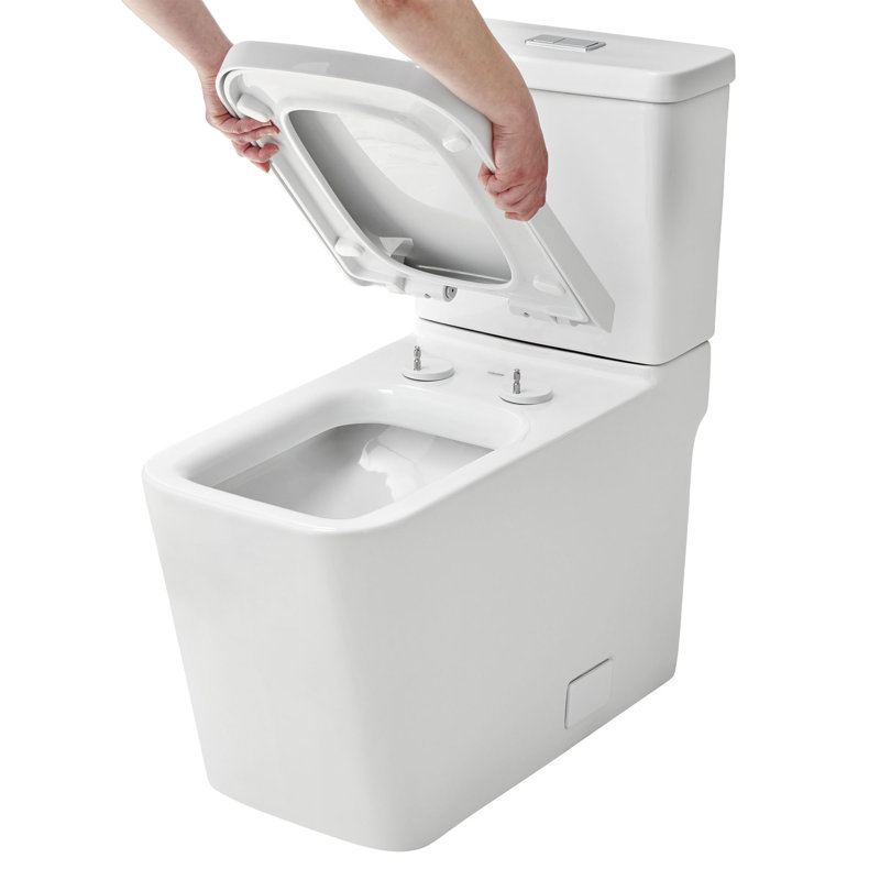 Cuvette de toilette allongée avec siège Eurocube®