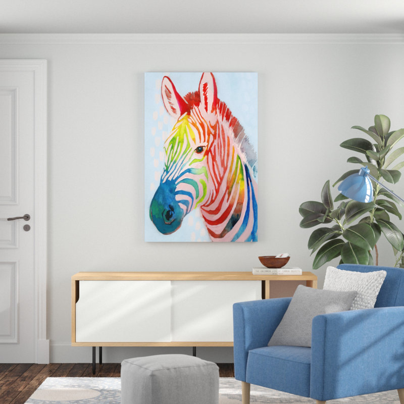 «Jungle Spectrum I» par Grace Popp, reproduction d'art sur toile, H 48 po x l 32 po, Toile tendue