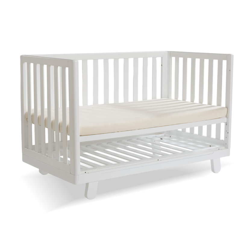 Lit de bébé convertible 6-en-1 HHB, Lit de bébé RUYI - blanc