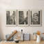 Vintage Views of Venice IV - Ensemble de 3 photographies sur toile tendue-814570641