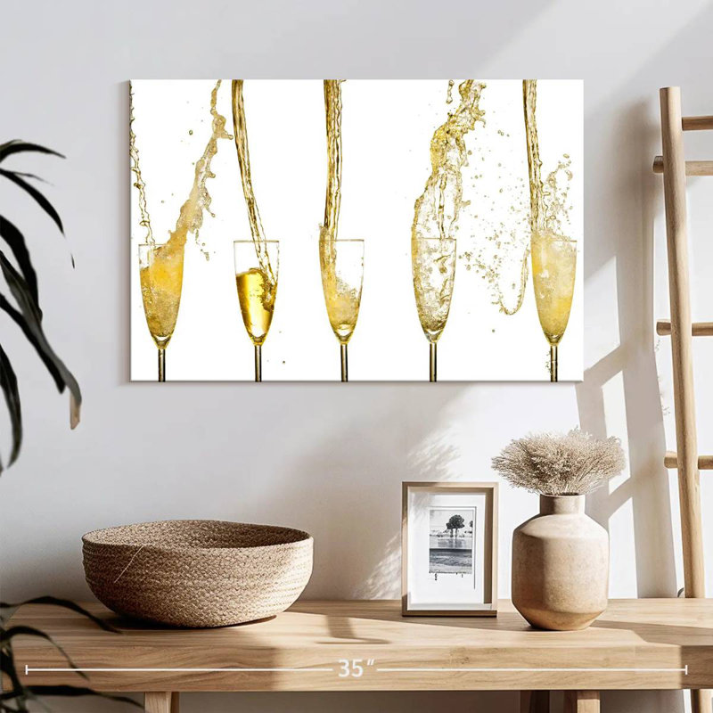 Yarlin Champagne Streams, H 16 po x l 24 po