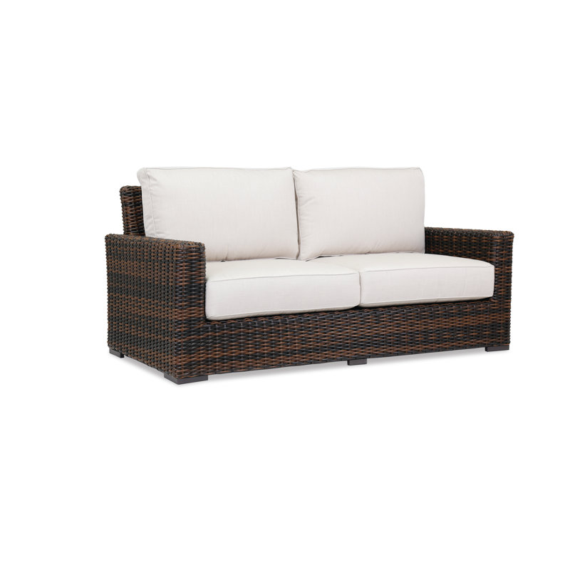 Naomie Loveseat with Sunbrella® Cushions, Canvas Flax Sunbrella® Canvas
