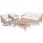 4 Pieces Outdoor Conversation Set-432065447-432065450