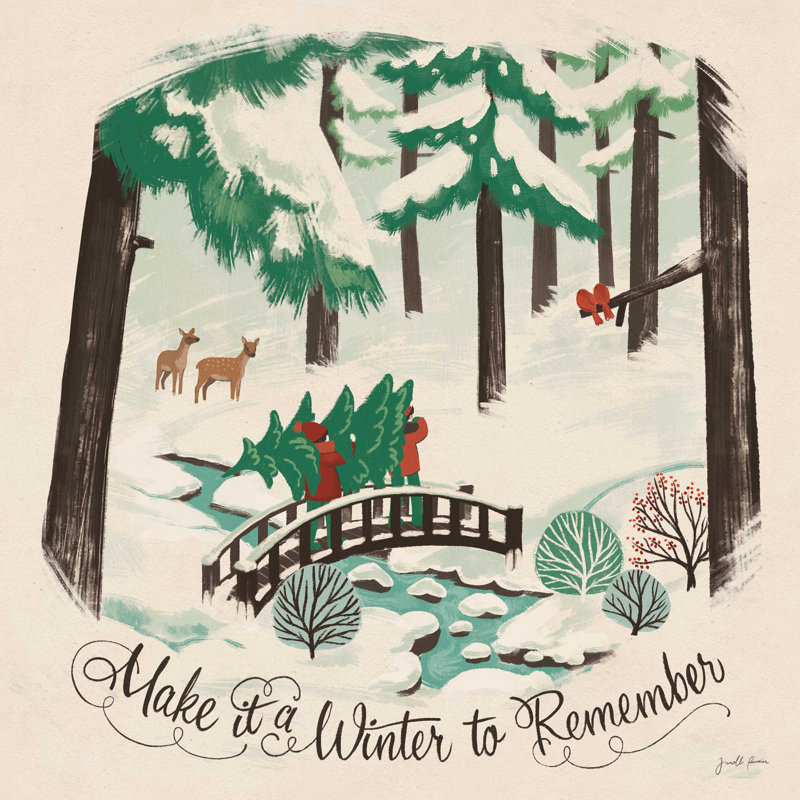 Winter Bliss II, H 20 po x l 20 po