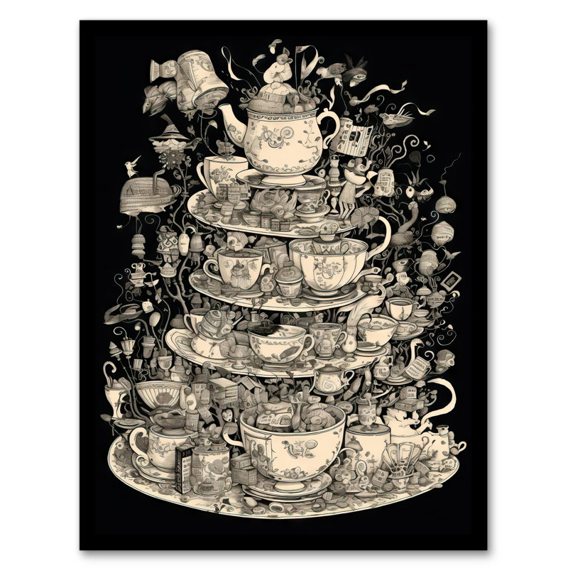 Boud Alice In Wonderland Mad Hatter Tea Py Adventure - Single Picture Frame Print