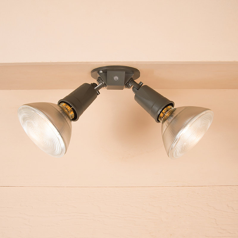 Beshears Dusk to Dawn Flood Light, Bronze