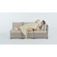 Ensemble de conversation modulaire d'extérieur en osier avec coussins, ensemble de 2 pièces Carolle-694627006