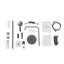Wall-Mount Bathroom Piano-Key Panel Shower System Set