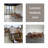 Tan Rectangular Solid Wood  Dining Table-1813219741