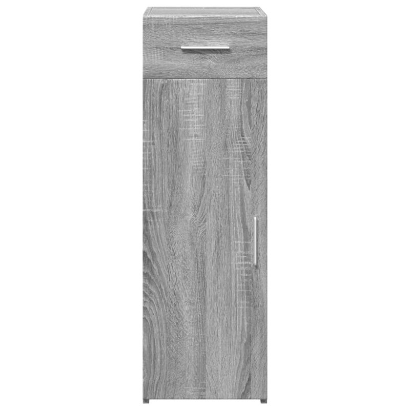 Neelum Sideboard, Grey/Sonoma, 93cm H x 30cm W x 42.5cm D