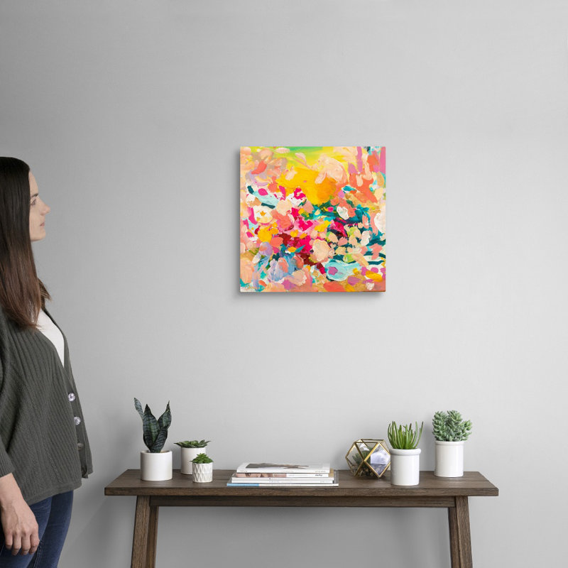 «Hopeless Romantic» par Amira Rahim, reproduction sur toile, H 16 po x l 16 po, Toile tendue, Sans cadre