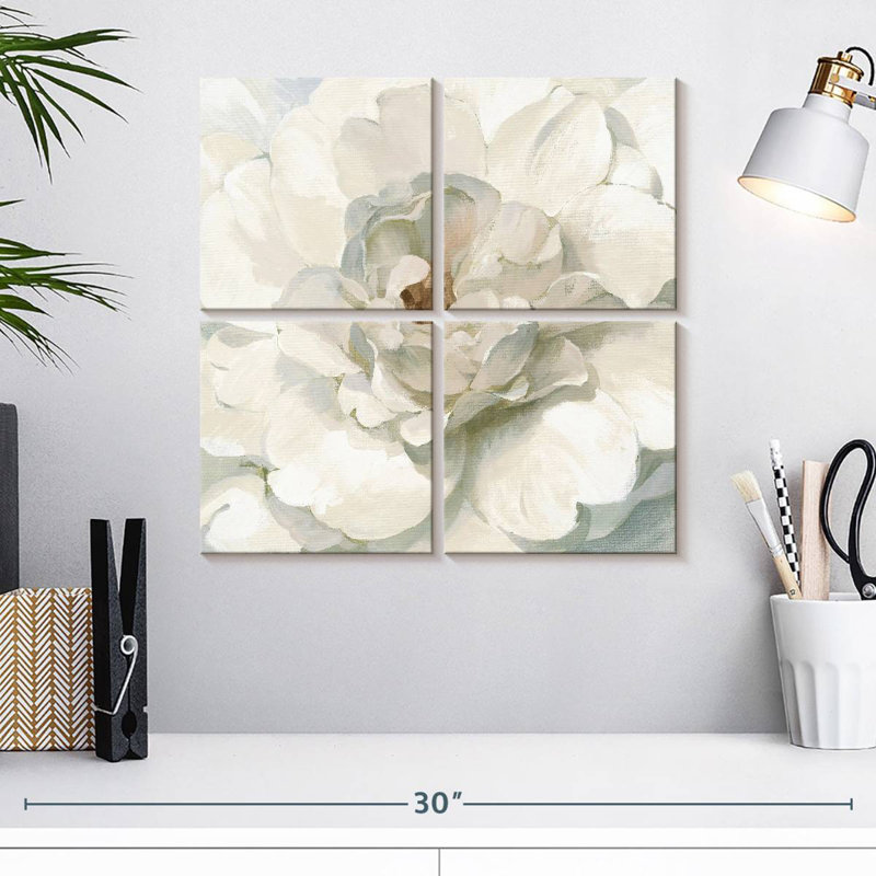 Pivoine neutre Harnek, H 18 po x l 18 po