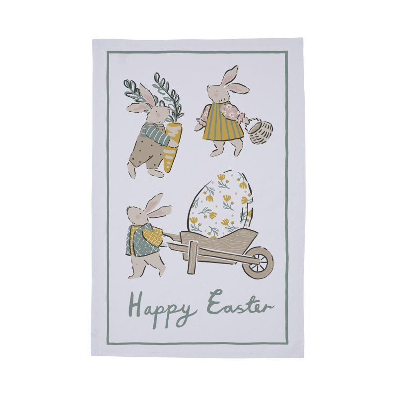 Happy Easter Tea Towel Kitchen Towel
