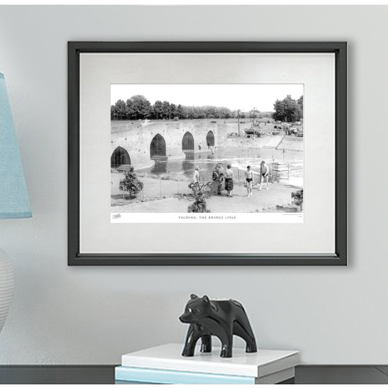 Yalding, The Bridge C1960 by Francis Frith - Single Picture Frame Print, 40cm H x 50cm W x 2.3cm D
