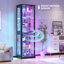 Vitrine 70 po H avec lumières RVB et vitrine à 7 niveaux-1956018961