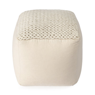 20" Wide Square Pouf Ottoman