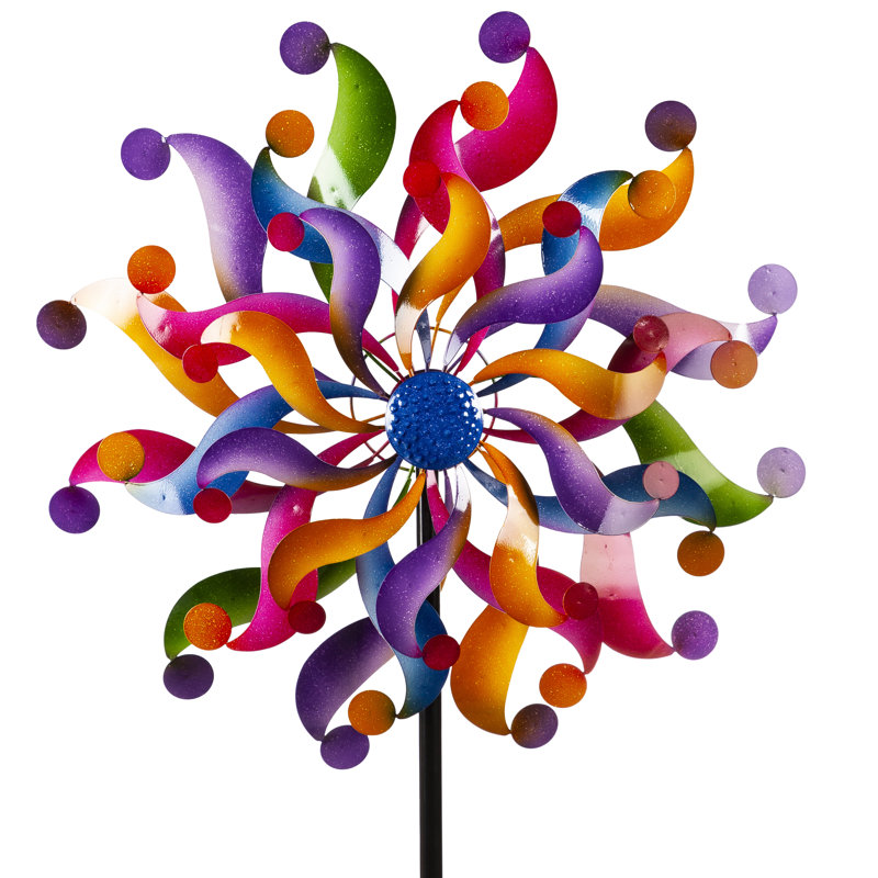 Lashad Metal Abstract Garden Stake